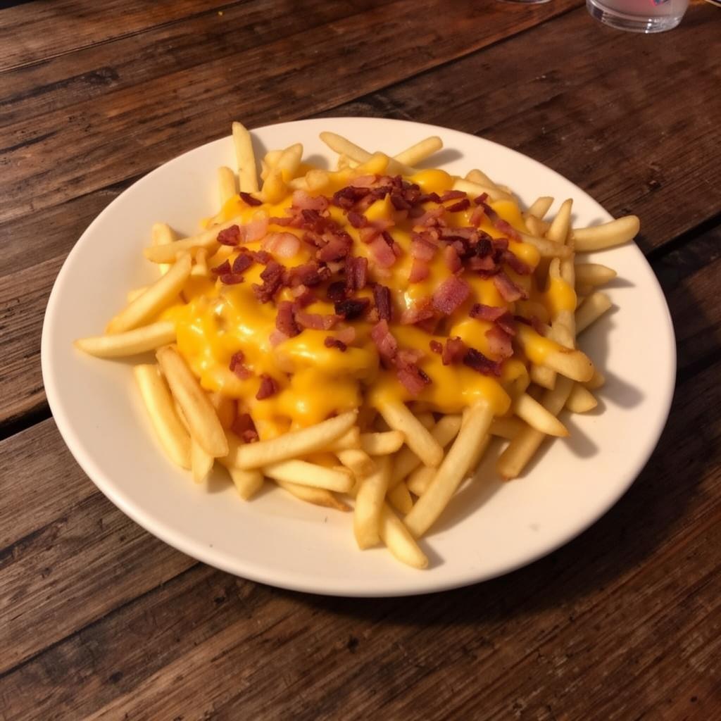 Foto de Fritas c/ Queijo e Bacon — Mineirinho
